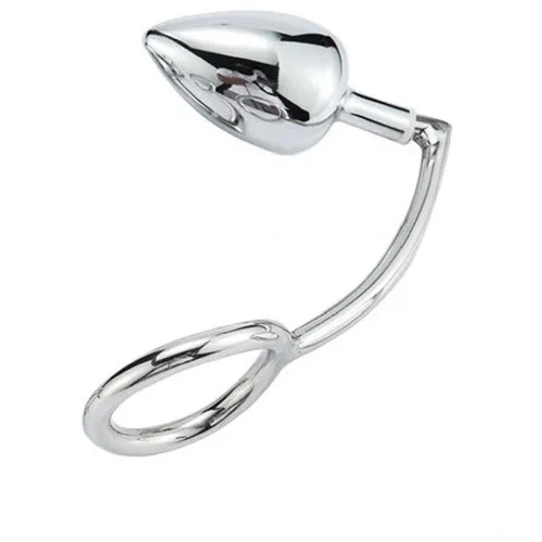 with Stainless 4663 Hook Anal DiscreetChoice Set Cock Steel Ring 0217